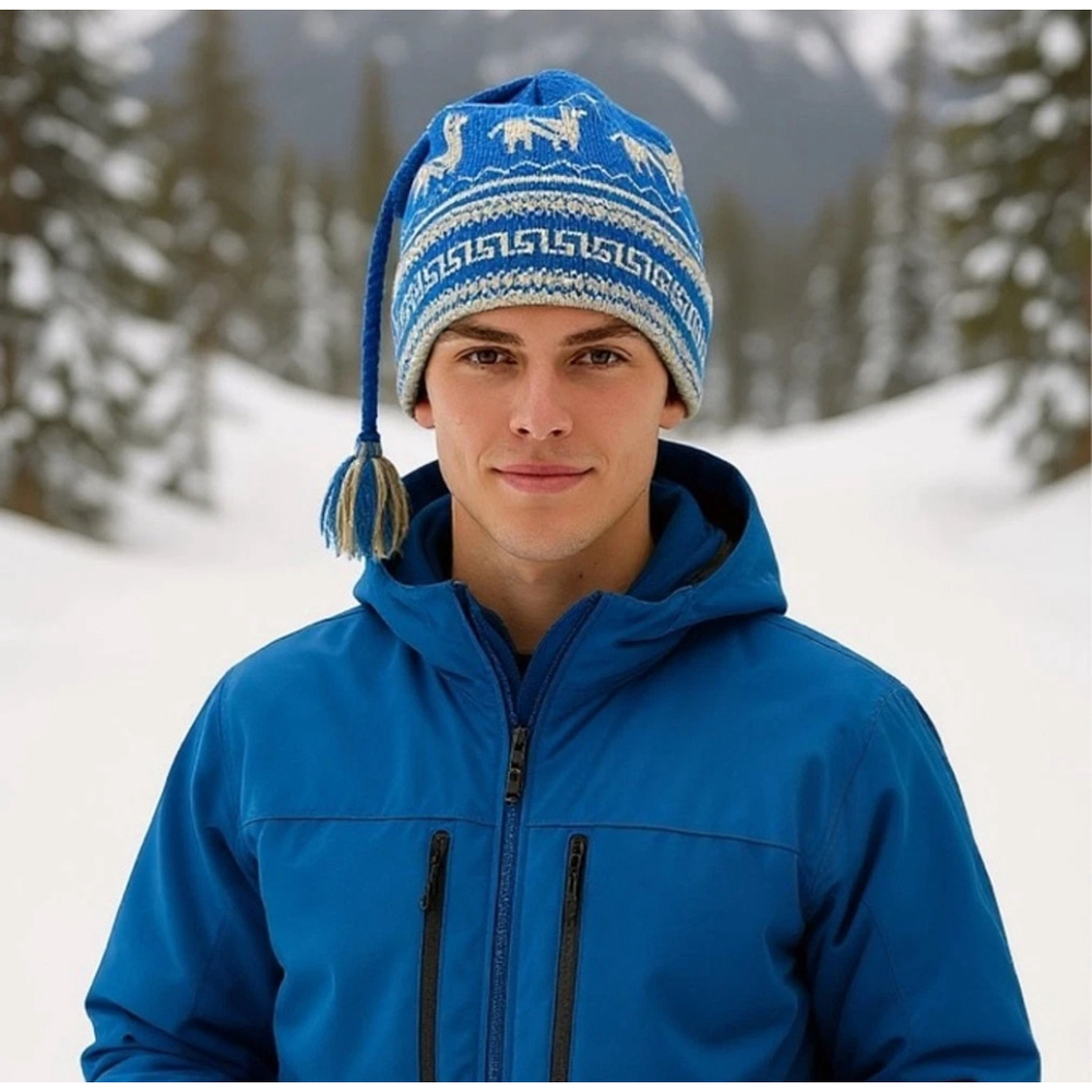 Aardvark Alpaca Wool Hat Unisex Vintage Canada